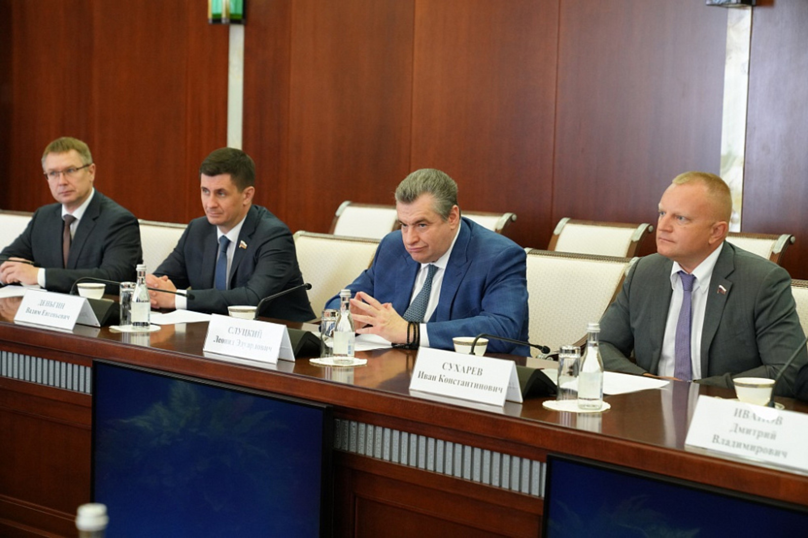 Рабочая встреча с председателем ЛДПР Леонидом Слуцким